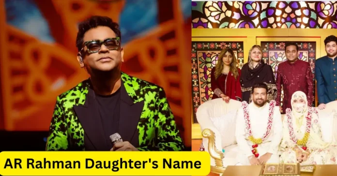 AR Rahman Daughter