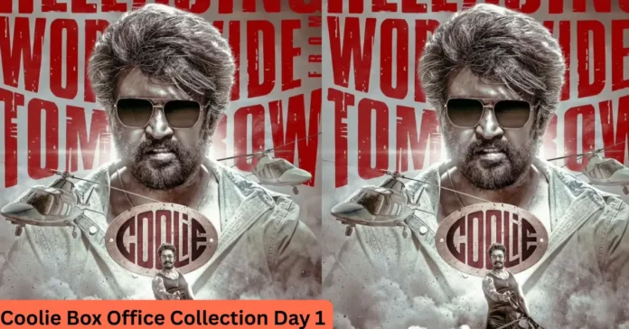 Coolie Box Office Collection Day 1