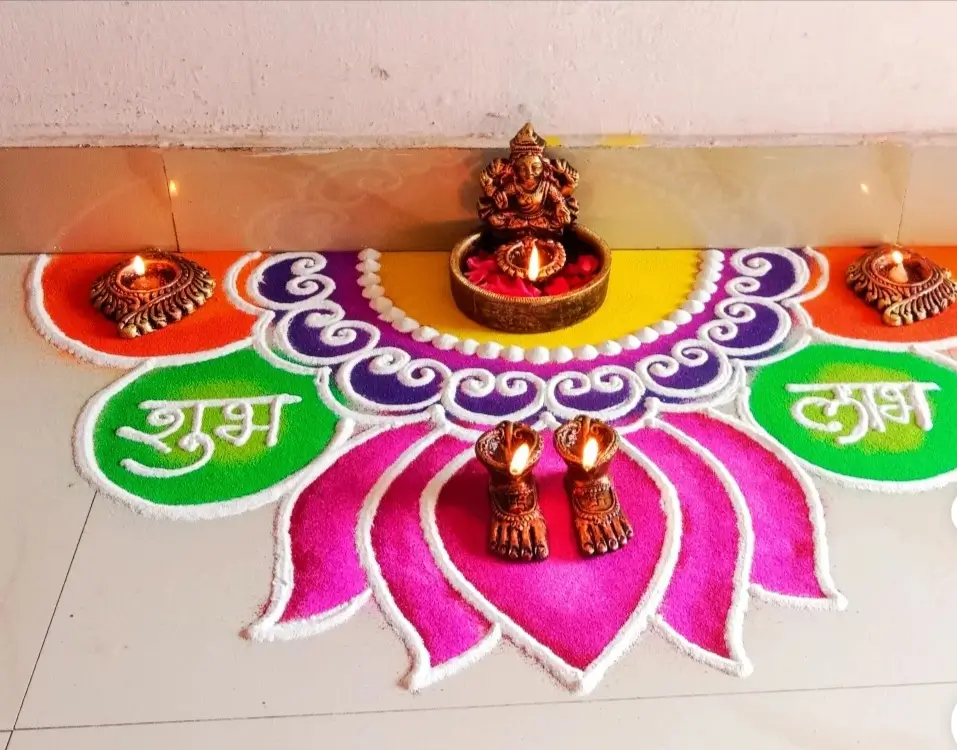 Dhanteras Rangoli Design 2025