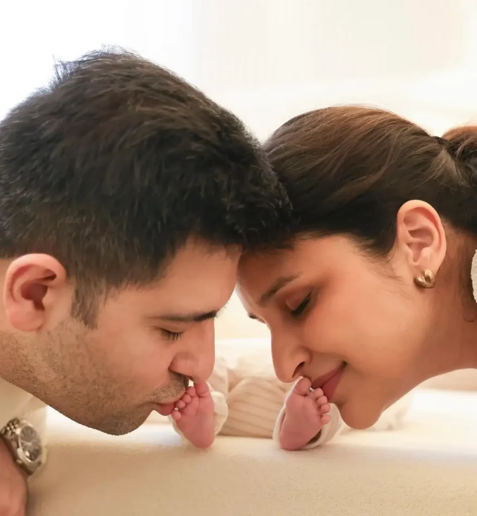 परिणिति चोपड़ा ने शेयर की अपने बेटे की पहली झलक